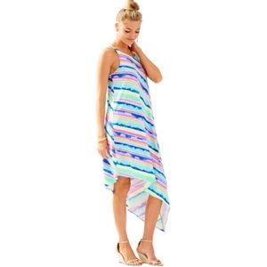🆕 Lilly Pulitzer Asymmetrical Striped Dress